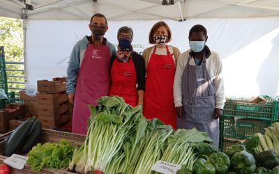 Cristina Mallor del CITA y Sandra Ortega de la Fundación Aula Dei, arrancan ‘Frutero por un día’