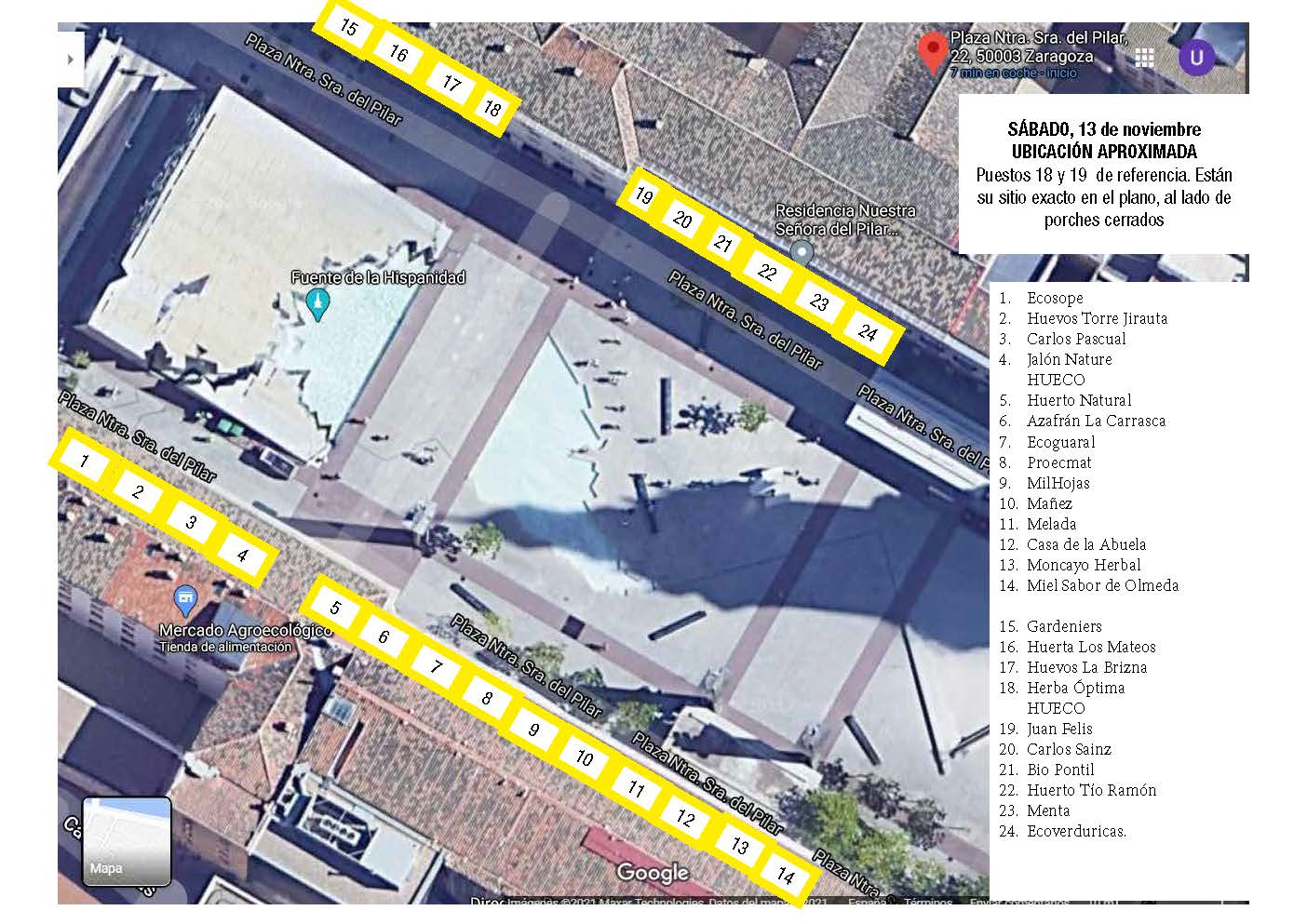 Plano Muestra porches, sábado 13 ok